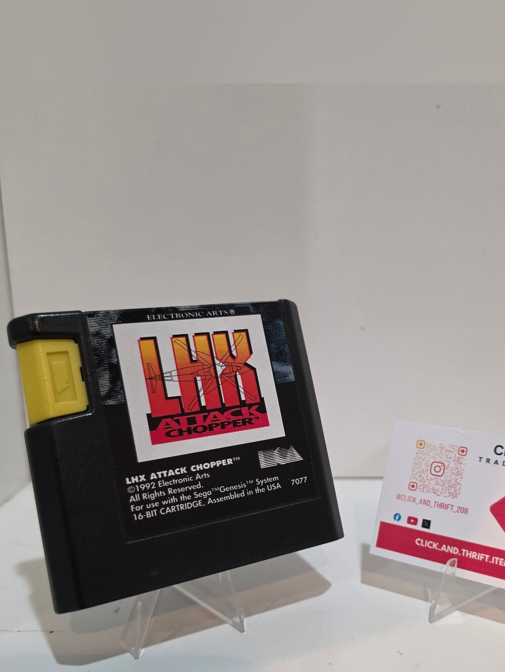 LHX Attack Chopper Electronic Arts 1992 Game Only